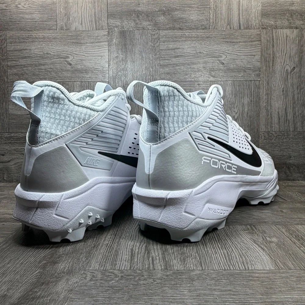 Nike Force Zoom Savage 3 Pro Mens Size 15 White Football Cleats NEW FJ8163-105
